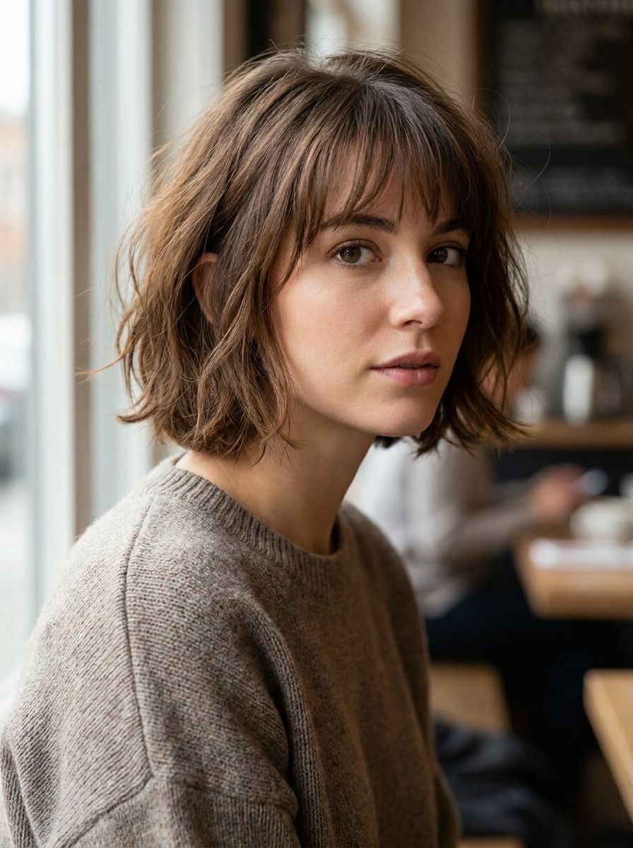 Fransiger French Bob - Fransige Kurzhaarfrisuren